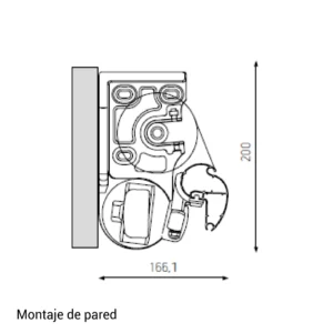 Alternative view of Toldo de brazos articulados - ART3000