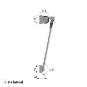 Alternative view of Toldo de punto recto - PRS2100